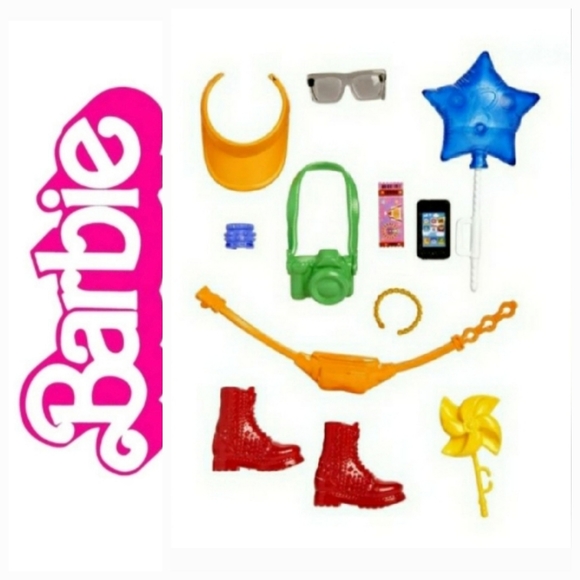 Barbie Accessories, Storytelling Pack for Barbie Dolls, Amusement Park theme - Picture 1 of 5